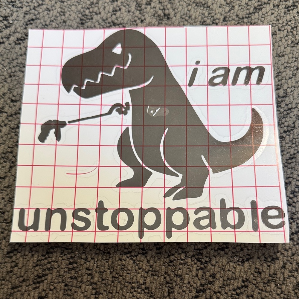 Funny Dinosaur Decal